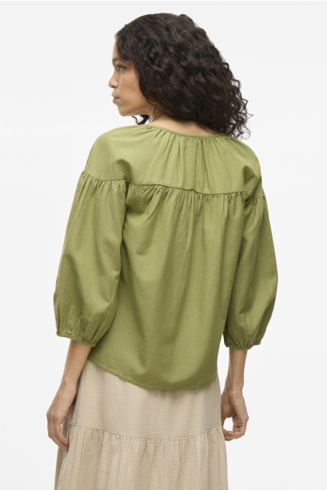 Vila viprisilla v-neck 3/4 top